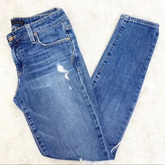 Genetic Shya Distress Skinny Jeans Size 27 - Picture 6 of 7